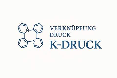 Verknüpfung Druck Logo - scientific book publishing